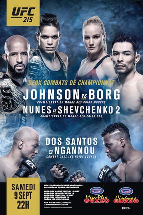 UFC 215: Johnson vs Borg