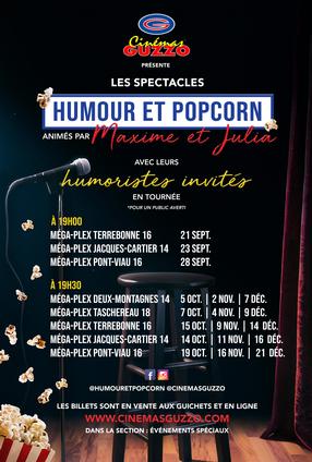 Humour et Popcorn - La tournée automnale